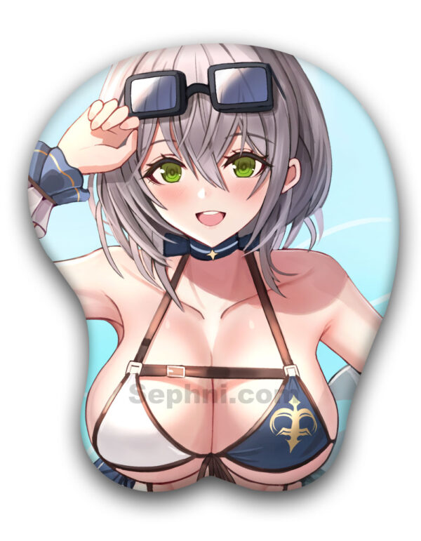 Shirogane Noel 3D Oppai Mouse Pad Virtual YouTuber