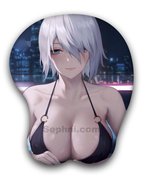 2B 3D Oppai Mouse Pad NieR Automata