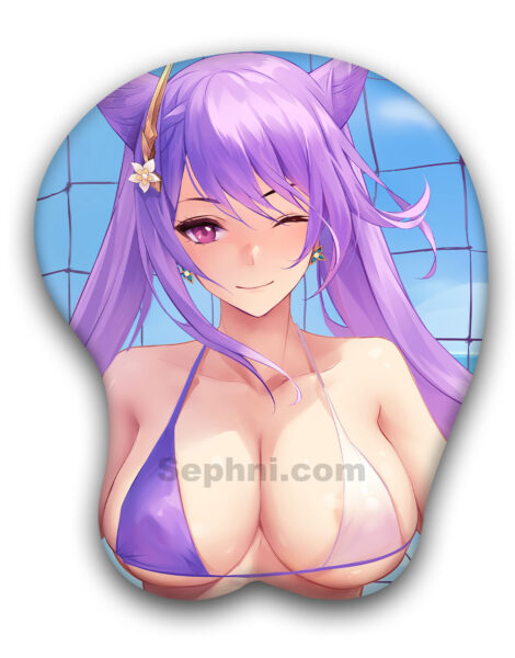 Keqing 3D Oppai Mouse Pad Genshin Impact