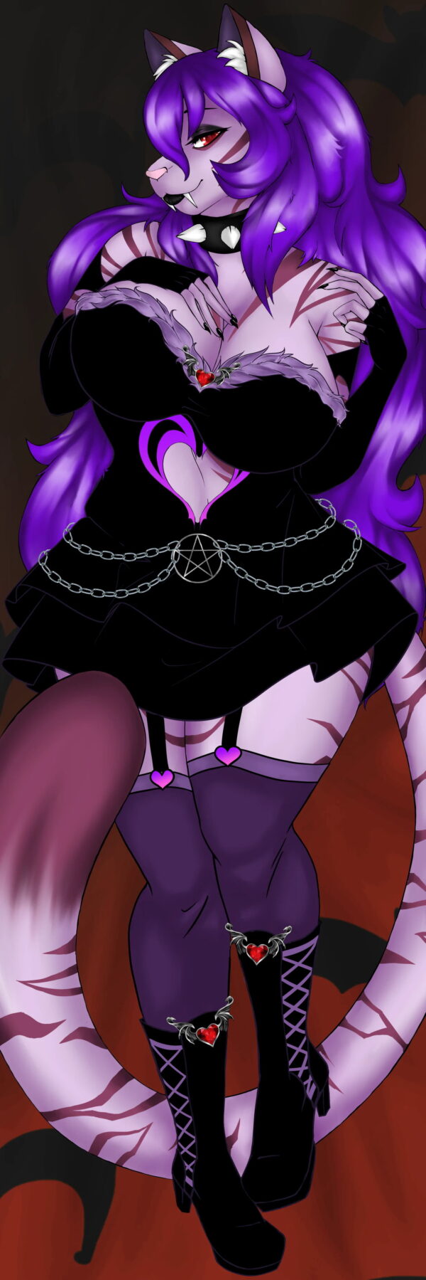 Vampiric Desires Clothed Dakimakura Pillow 2