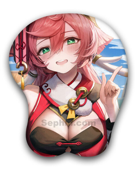 Yanfei 3D Oppai Mouse Pad Genshin Impact