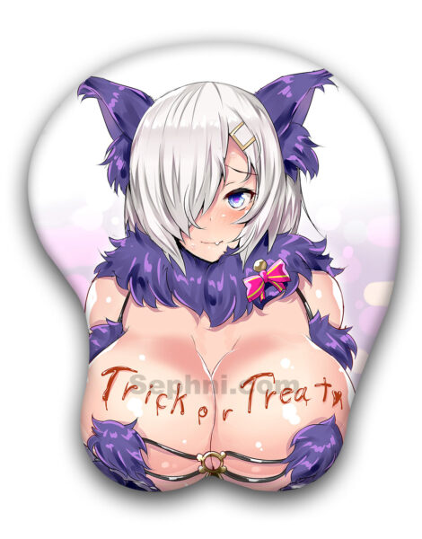 Halloween Mash Kyrielight 3D Oppai Mouse Pad Fate GrandOrde