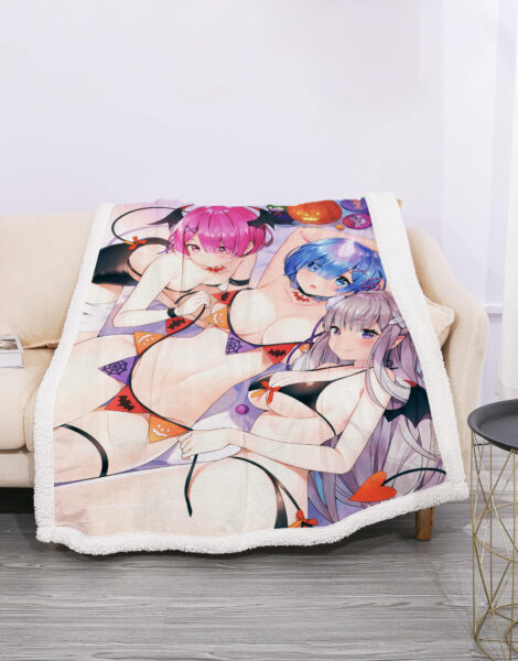 Re Zero Fleece Blanket