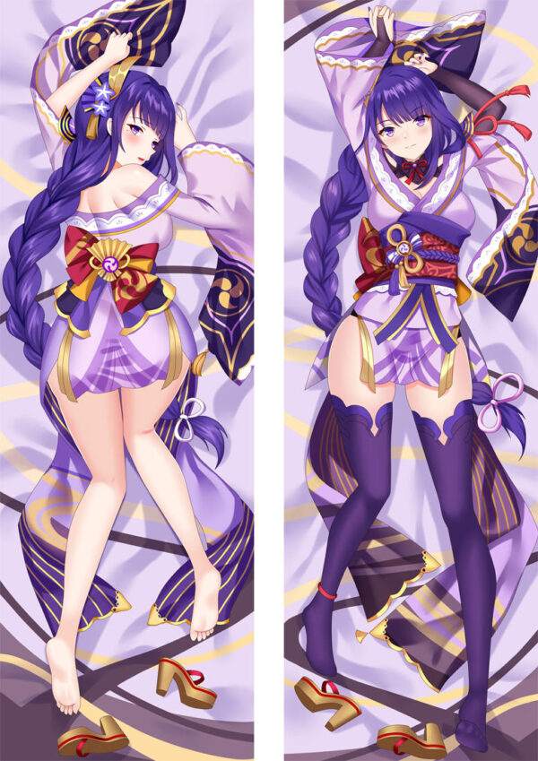 9522365 Raiden Shogun Anime Waifu Pillow Genshin Impact