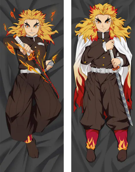 9522747 Kyojuro Rengoku Husbando Pillow Kimetsu no Yaiba