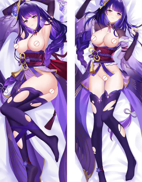 9522828 Raiden Shogun Nude Body Pillow Genshin Impact