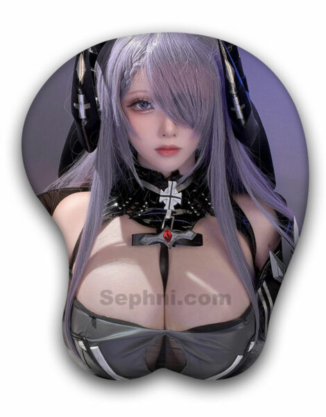 August von Parseval Oppai Mousepad Azur Lane