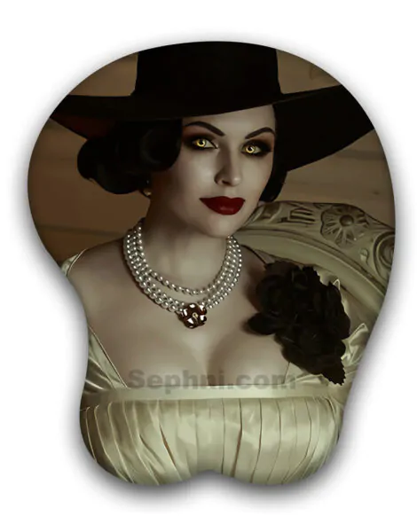 Lady Dimitrescu 3d Mouse Pads