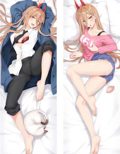 9522066 2 Power Anime Body Pillow Case Chainsaw Man