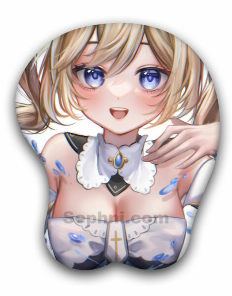 Barbara Genshin 3d Mouse Pad