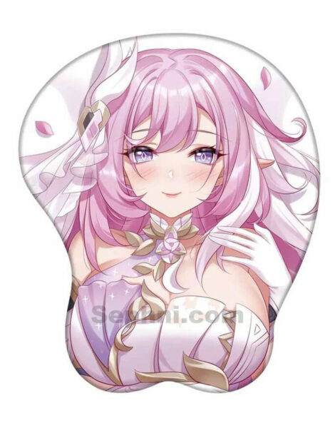Elysia Honkai Impact 3rd Boob Mouse Pad