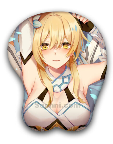 Lumine 3D Oppai Mouse Pad Genshin Impact 1