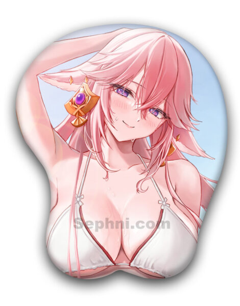 Yae Miko 3D Oppai Mouse Pad Genshin Impact