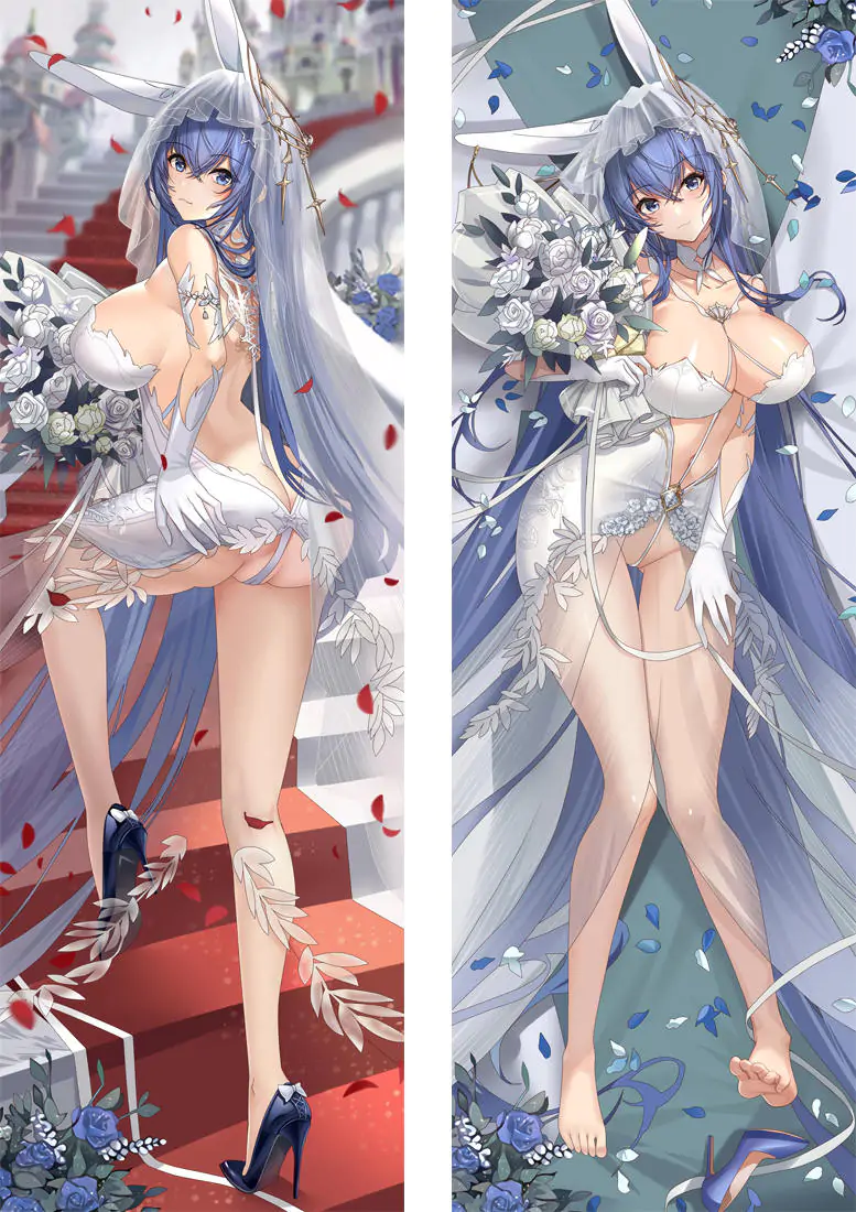 Buy Azur Lane New Jersey Wedding Dress Waifu Pillow Body Pillow | Sephni  Anime Store
