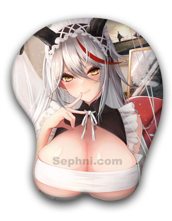 Aegir 3D Oppai Mouse Pad Azur Lane Ver1