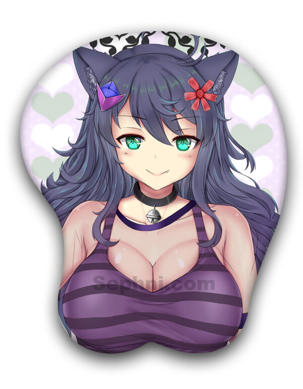 VTuber 3D Oppai Mouse Pad