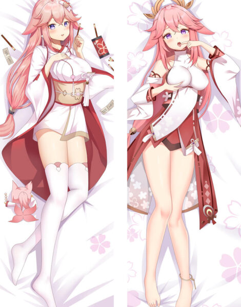 22970 Genshin Impact Yae Miko Dakimakura Pillow