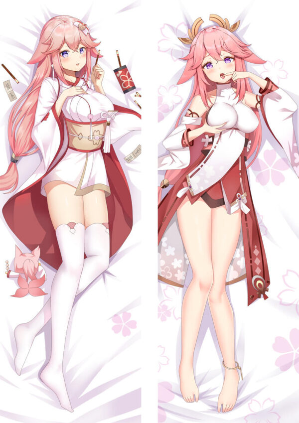 22970 Genshin Impact Yae Miko Dakimakura Pillow