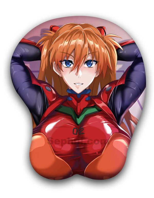 Asuka Langley Sohryu 3D Oppai Mouse Pad Evangelion