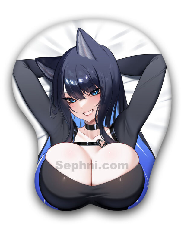 Cat Girl 3D Oppai Mouse Pad