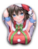 Christmas Girl 3D Oppai Mouse Pad 1