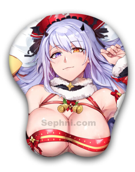 Christmas Io 3D Oppai Mouse Pad Phantasy Star Online