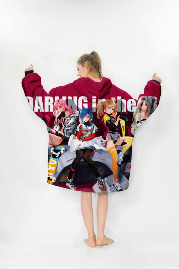 Darling in The Franxx Hoodie Blanket