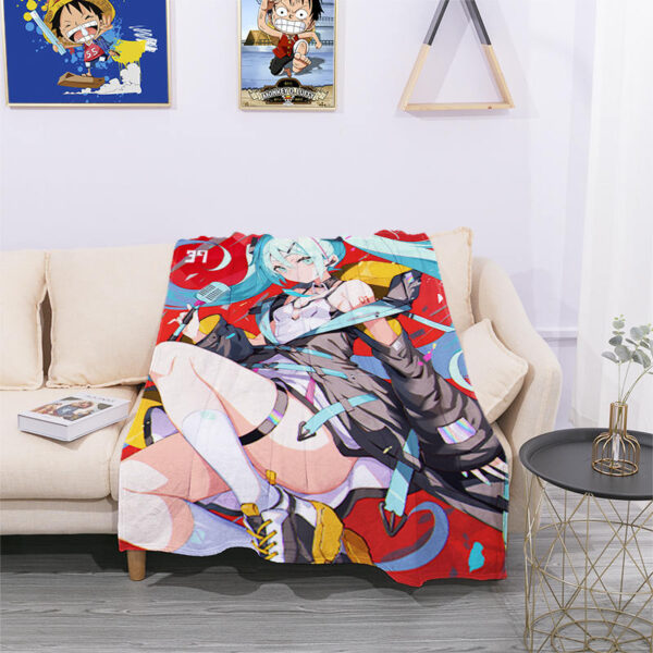 Hatsune Miku Flannel Blanket