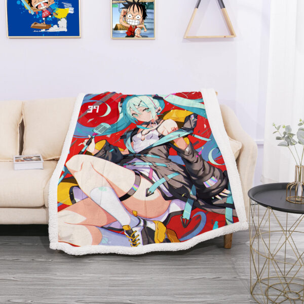 Hatsune Miku Fleece Blanket