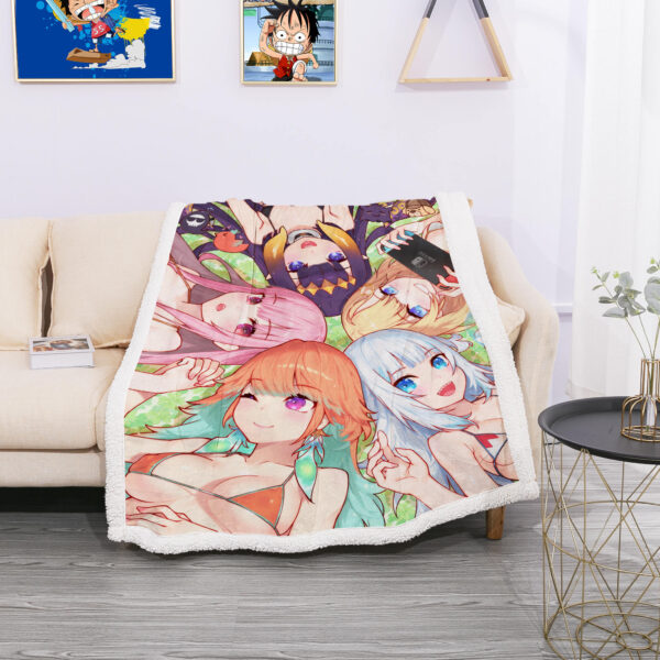 Hololive Fleece Blanket 1