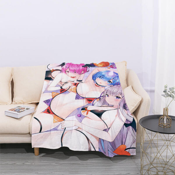 Re Zero Flannel Blanket