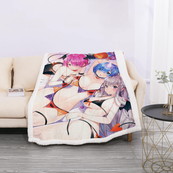 Re Zero Fleece Blanket