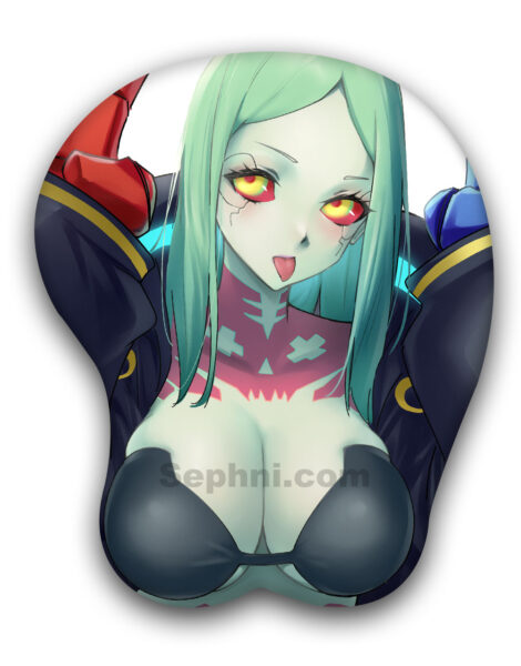 Rebecca 3D Oppai Mouse Pad Cyberpunk Edgerunners