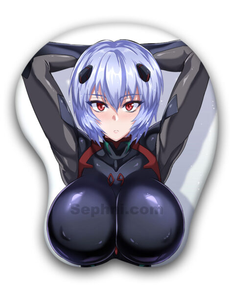 Rei Ayanami 3D Oppai Mouse Pad Evangelion