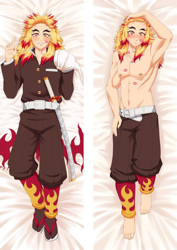 9522748 Kyojuro Rengoku Husbando Dakimakura Kimetsu no Yaiba