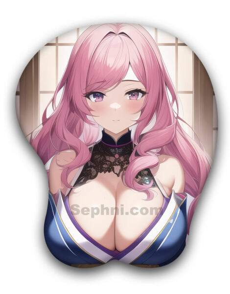 Anime Girl 3d Mouse Pad 1