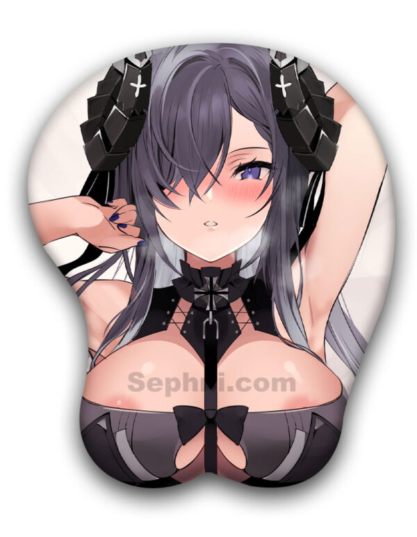 August von Parseval 3D Oppai Mousepad Azur Lane