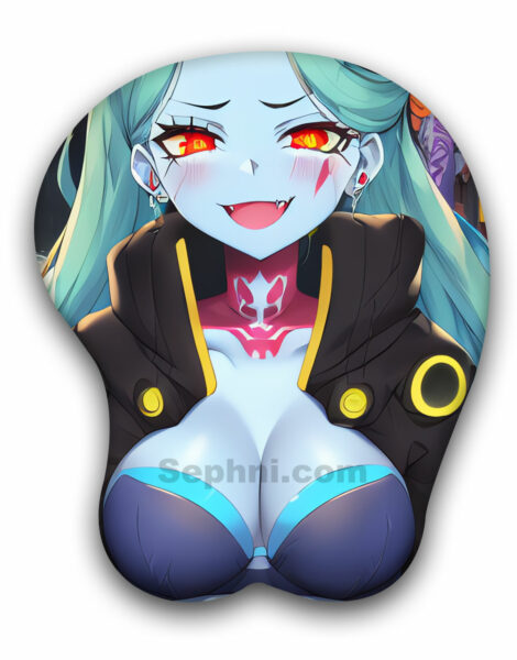 Rebecca Cyberpunk Edgerunners Oppai Mousepad