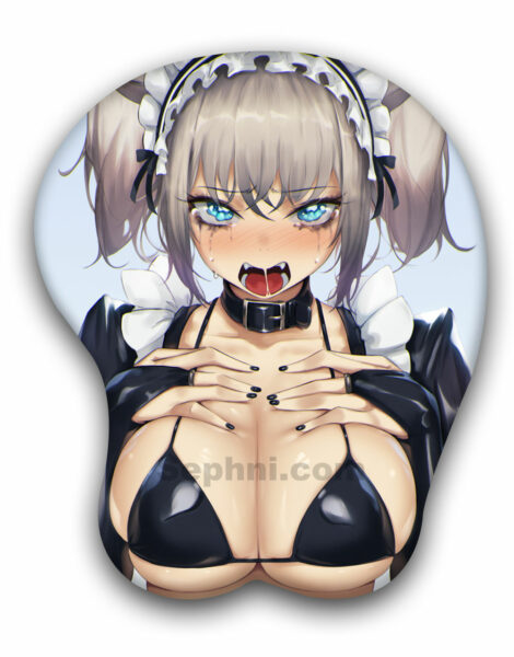 Cat Girl Anime Boob Mouse Pad