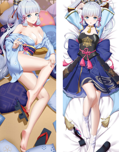 95221134 Kamisato Ayaka Full Body Pillow Cover Genshin Impact