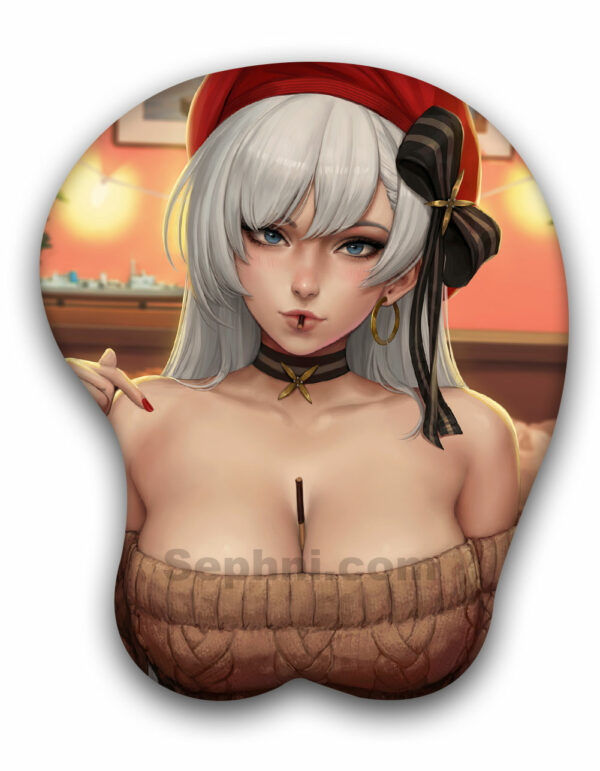 Belfast Azur Lane Azur Lane 3D Mouse Pad