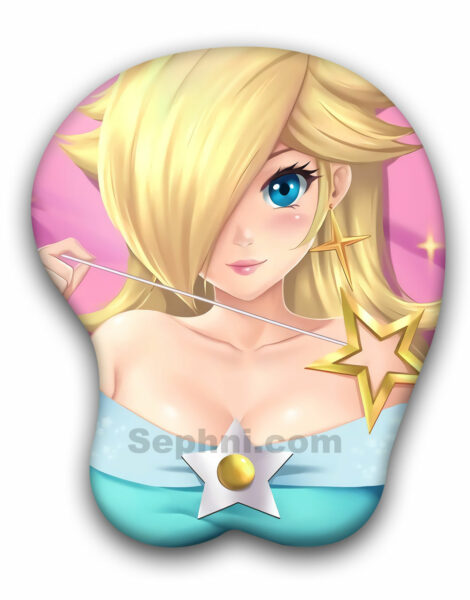 Princess Rosalina Super Sonico Oppai Mousepad