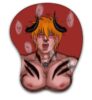 beelzebub, gluttony demon red background, lustful greed demon