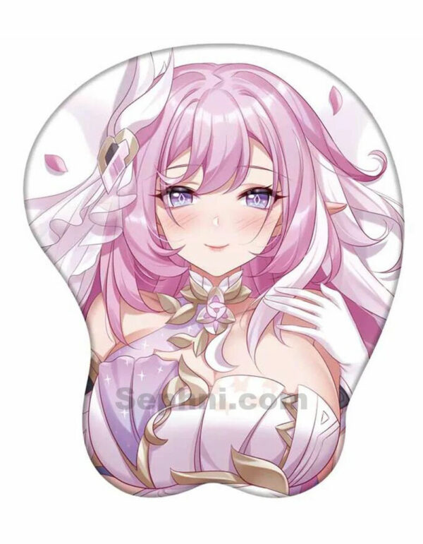 Elysia Honkai Impact 3rd Boob Mouse Pad