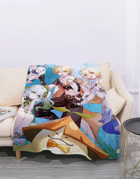 Genshin Impact Flannel Blanket