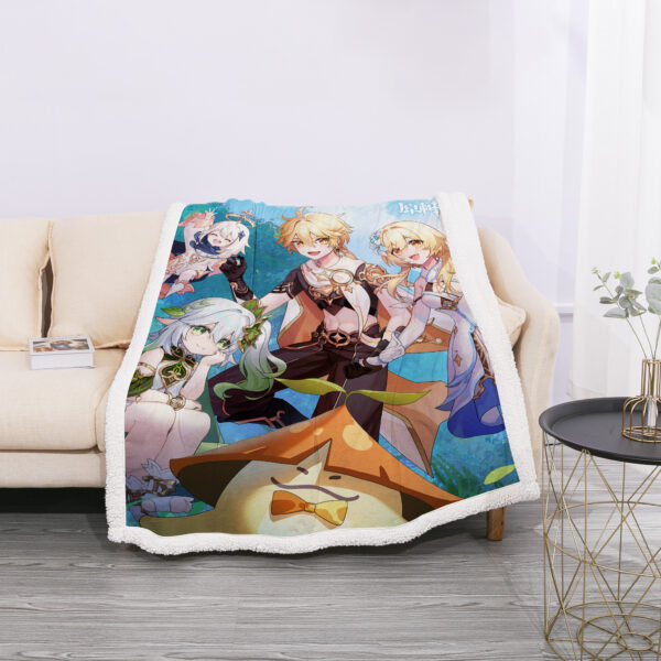 Genshin Impact Fleece Blanket