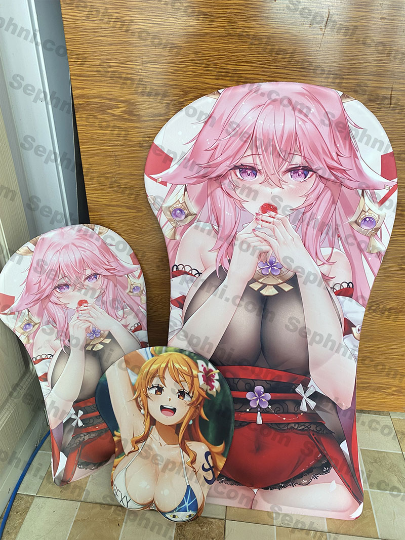 Half Body Boob Mouse Pad Life Size Oppai Mousepad 3