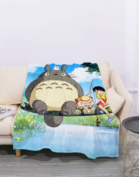 My Neighbor Totoro Flannel Blanket