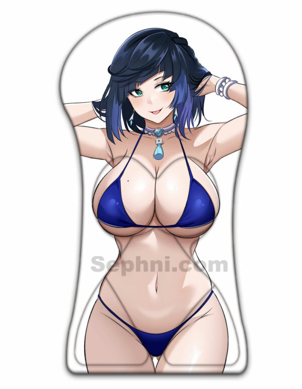 Yelan Half Body Genshin Mouse Pads