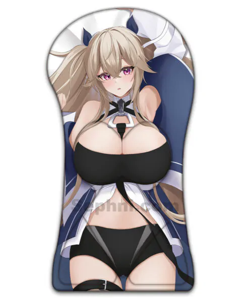 Anchorage Half Body Azur Lane Oppai Mousepad Life Size Oppai Mousepad